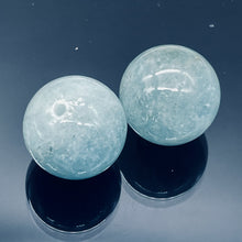 Load image into Gallery viewer, Aquamarine AAA Parcel Round Beads | 16mm | Blue | 2 Beads |
