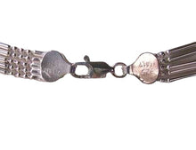 Load image into Gallery viewer, Italian Silver 5 Waterfall Chain 16" Necklace 10073A