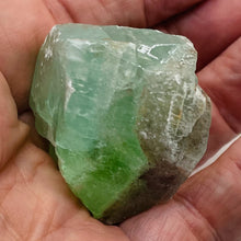 Load image into Gallery viewer, Calcite 69g Crystalline Specimen | 45x31x31mm | Green | 1 Display Crystal |