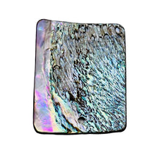 Load image into Gallery viewer, Rainbow Blue Abalone Rectangle Pendant Bead