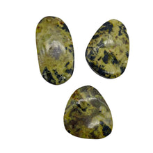Load image into Gallery viewer, Turquoise Faustite Freeform Beads| 36x26 to 28x25mm| Chartreuse, Black| 3 Beads|