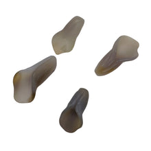 Load image into Gallery viewer, Chalcedony Carved Lily Flower Beads| 33x16x10 to 26x13x8mm | Lignt Lavender | 4|