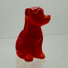 Load image into Gallery viewer, Cocker Spaniel Carved | 1 Figurine | | 40x28x19mm | Chatoyant Orange