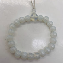Load image into Gallery viewer, Opalized Glass 7" Strand Round Beads | 8mm | Opalized White | 21 Beads |