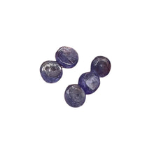 Load image into Gallery viewer, Tanzanite (approx 3.5cts) Rondelle Bead Parcel | 5x3mm | Blue | 5 Beads |