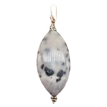 Load image into Gallery viewer, White and Blake Spotted Mookaite Sterling Silver Pendant! | 2 1/4" Long |