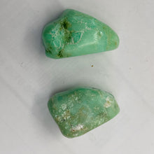 Load image into Gallery viewer, Designer Natural Chrysoprase Beads | 31g | 33x22x15 to 28x20x19mm | 2 Beads |