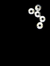 Load image into Gallery viewer, Made in The USA Sterling Silver Five 4x1mm Saucer Beads 8114