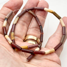 Load image into Gallery viewer, Hot Australian Mookaite 13mm Tube Bead Strand 109544