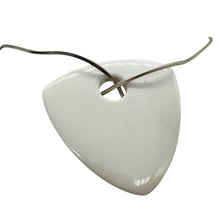 Load image into Gallery viewer, Designer Natural White Agate Pendant Bead 8699