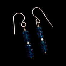 Load image into Gallery viewer, Dazzle Blue Apatite 14K Gold Filled Earrings | 1 1/4" Long |