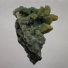 Load image into Gallery viewer, Heulandite Collectors Crystal | 14g | 44x22x18mm | Green Gray | 1 Specimen |