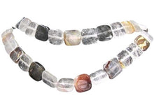 Load image into Gallery viewer, Spectacular Opal in Quartz Square Bead Strand 109340