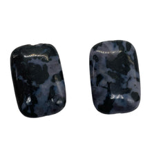 Load image into Gallery viewer, Stormy Purple Sky Jasper Rectangle Pendant Beads | 30x22x8mm | 2 Beads |
