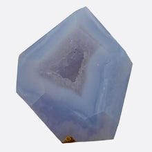 Load image into Gallery viewer, Druzy Blue Chalcedony Designer Pendant Bead | 30cts | 26x20x8mm | 1 Bead |