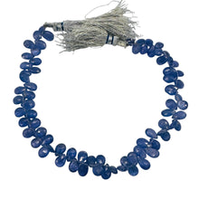 Load image into Gallery viewer, Tanzanite AAA Graduated Briolette Bead Strand | 8" Long | Lavender | 75 Strand |