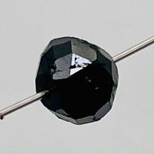 Load image into Gallery viewer, 1 Fancy Color 0.61cts Natural Black Diamond Roundel Bead 9892D