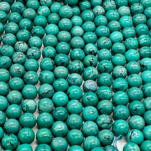 Load image into Gallery viewer, Turquoise Round Bead Strand | 8mm | Blue | 1 Strand |