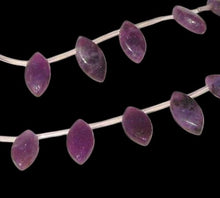 Load image into Gallery viewer, 9 Natural Lepidolite 12x6x4mm Marquis Briolette 9623