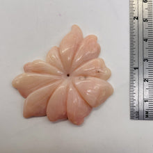 Load image into Gallery viewer, Peruvian Opal Double Drill 54ct Flower | 48x48x5mm | Pink | 1 Pendant Bead |
