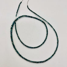 Load image into Gallery viewer, 17.5cts Blue Diamond Faceted Roundel Bead Strand 110361