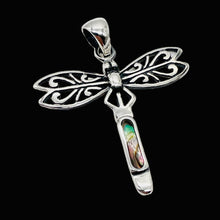Load image into Gallery viewer, Dragonfly Sterling Silver Charm | 1 1/4" Long | Silver | 1 Pendant |