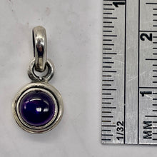 Load image into Gallery viewer, Amethyst Sterling Silver Drop Pendant | 1/2" Long | Purple | 1 Pendant |