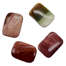 Load image into Gallery viewer, 4 Exotic Imperial Jasper 25x18x5mm Pendant Beads 10272P