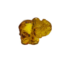 Load image into Gallery viewer, Amber Elephant Carved Figurine } 11.9ct | 1 Elephant | | 22x22x10mm | Amber