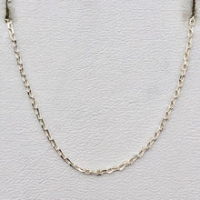 Load image into Gallery viewer, 16" Italian Made 1.2 Grams Solid Sterling Silver 1mm Open Cable Chain | 16 inch|