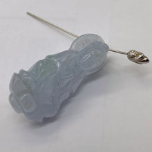 Load image into Gallery viewer, Jade Quan Yin Goddess | 41x19x10mm | Pale Lavender | 1 Pendant Bead |