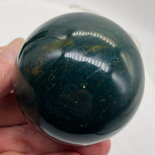 Load image into Gallery viewer, Bloodstone Sphere 380g (13.4oz) | 66mm (2.6") | Green Red | 1 Display Specimen |