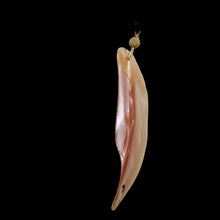 Load image into Gallery viewer, Designer Pink Mussel Shell 14K Gold Filled Pendant | 2 3/4" Long |