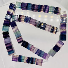Load image into Gallery viewer, Natural Fluorite Parcel | 5mm | Cube | Purple Blue Green | 8 Beads |