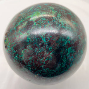 Chrysocolla 645g Sphere | 3" | Green Blue | 1 Collector's Item |