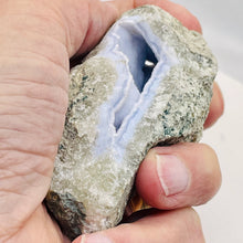 Load image into Gallery viewer, Chalcedony 222g Natural | 3 3/4x1 3/4x 1 1/2" | White Gray | 1 Specimen