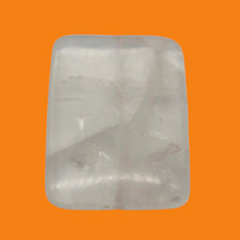 Load image into Gallery viewer, Quartz Orange Rectangular Pendant Bead | 40x30x6mm | Clear |