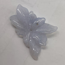 Load image into Gallery viewer, Chalcedony 19ct Hand Carved Flower Bead | 30x28x5mm | Blue | 1 Pendant Bead |