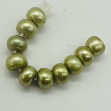 Load image into Gallery viewer, Dubai Pistachio Fresh Water Pearl Parcel | 7x5mm | Green } 10 Pearls |