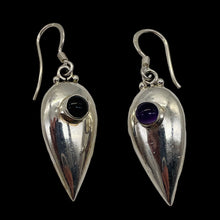 Load image into Gallery viewer, Royal Natural Amethyst Sterling Silver Drop Earrings | 1 3/4" Long |