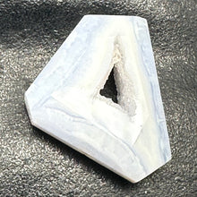 Load image into Gallery viewer, Chalcedony Druzy 29ct Designer Cut Pendant Bead| 27x21x7mm| Blue|1 Pendant Bead|