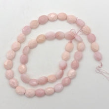 Load image into Gallery viewer, Pink Natural, Untreated Peruvian Opal Faceted Coin 10x7x3mm Strand