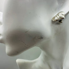 Load image into Gallery viewer, Valentine Love Heart Sterling Silver Post Earrings| 1" Long|