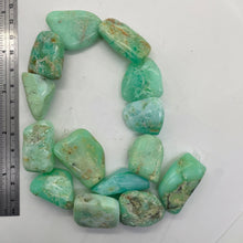 Load image into Gallery viewer, Designer Natural Chrysoprase Nugget Bead 151g Strand |35x19x13mm to 27x22x15mm|
