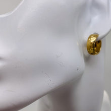 Load image into Gallery viewer, 14K Yellow Gold Ear Circle Huggers | 16mm Diameter | Gold | 1 pair Earrings |