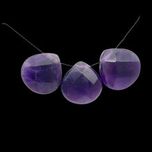 Load image into Gallery viewer, 3 Amethyst Faceted Briolette Beads | 11x5mm | Imperial Purple | 4672