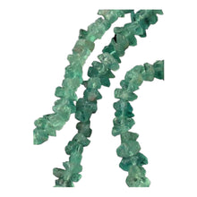 Load image into Gallery viewer, Glimmer Aqua Blue Apatite Nugget Bead Strand 109882