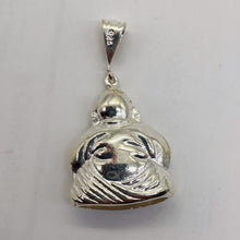 Load image into Gallery viewer, Sitting Sterling Silver Buddha Pendant | 1 1/2" Long | Silver | 1 Charm |