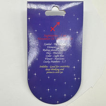 Load image into Gallery viewer, Zodiac Sagittarius Sodalite Stone Pendant | 1 1/2" Long| Blue, White| 1 Pendant|