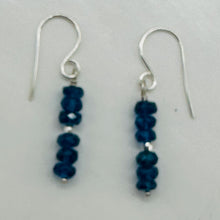 Load image into Gallery viewer, Dazzle Blue Apatite 14K Gold Filled Earrings | 1 1/4" Long |